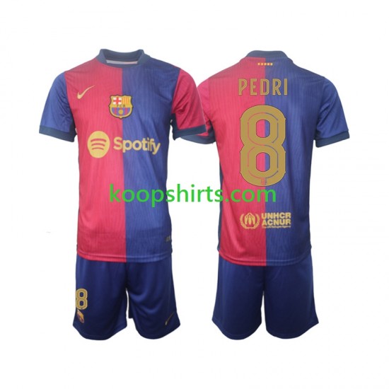 FC Barcelona Thuis Tenue Kinder Voetbalshirts UCL Font PEDRI 8 2024-2025 Korte Mouwen FC Barcelona Thuis Tenue Kinder Voetbalshirts UCL Font PEDRI 8 2024-2025 Korte Mouwen
