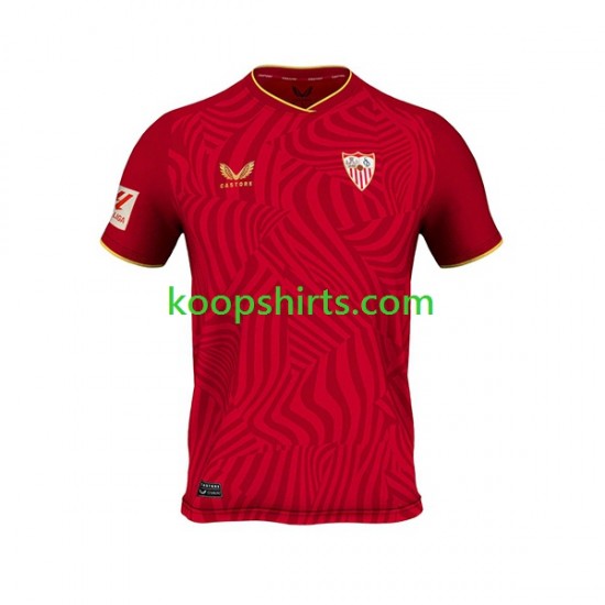 Sevilla FC Uit Tenue Heren Voetbalshirts 2023-2024 Korte Mouwen Sevilla FC Uit Tenue Heren Voetbalshirts 2023-2024 Korte Mouwen