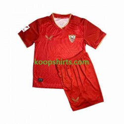 Sevilla FC Uit Tenue Kinder Voetbalshirts Sergio Ramos 4 2023-2024 Korte Mouwen