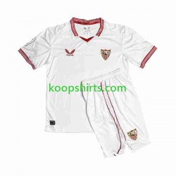Sevilla FC Thuis Tenue Kinder Voetbalshirts Sergio Ramos 4 2023-2024 Korte Mouwen