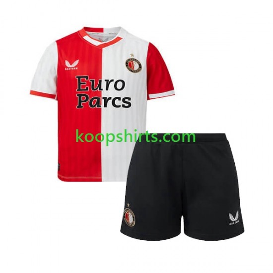 Feyenoord Rotterdam Thuis Tenue Kinder Voetbalshirts 2023-2024 Korte Mouwen Feyenoord Rotterdam Thuis Tenue Kinder Voetbalshirts 2023-2024 Korte Mouwen