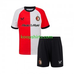Feyenoord Rotterdam Thuis Tenue Kinder Voetbalshirts 2024-2025 Korte Mouwen