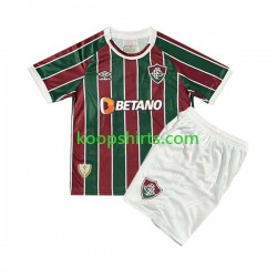 Fluminense Thuis Tenue Kinder Voetbalshirts 2023-2024 Korte Mouwen
