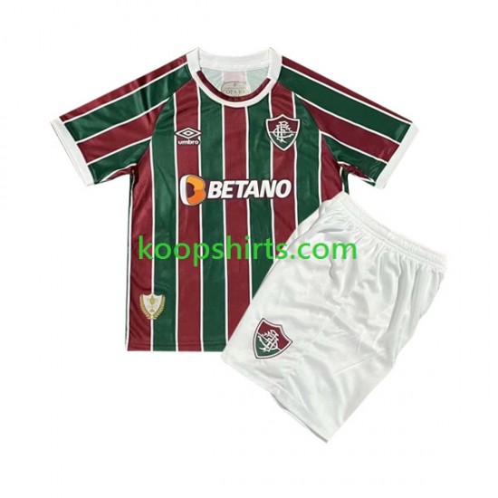 Fluminense Thuis Tenue Kinder Voetbalshirts 2023-2024 Korte Mouwen Fluminense Thuis Tenue Kinder Voetbalshirts 2023-2024 Korte Mouwen