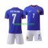 EK 2024 Frankrijk Thuis Blauw Tenue Kinder Voetbalshirts Antoine Griezmann 7 Korte Mouwen