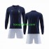 WK 2022 Frankrijk Thuis Tenue Kinder Voetbalshirts Lange Mouwen