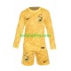 EK 2024 Frankrijk Doelman Thuis Geel Tenue Kinder Voetbalshirts Lange Mouwen EK 2024 Frankrijk Doelman Thuis Geel Tenue Kinder Voetbalshirts Lange Mouwen