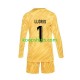 EK 2024 Frankrijk Doelman Thuis Geel Tenue Kinder Voetbalshirts Hugo Lloris 1 Lange Mouwen EK 2024 Frankrijk Doelman Thuis Geel Tenue Kinder Voetbalshirts Hugo Lloris 1 Lange Mouwen