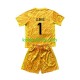 EK 2024 Frankrijk Doelman Thuis Geel Tenue Kinder Voetbalshirts Hugo Lloris 1 Korte Mouwen EK 2024 Frankrijk Doelman Thuis Geel Tenue Kinder Voetbalshirts Hugo Lloris 1 Korte Mouwen