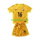 EK 2024 Frankrijk Doelman Thuis Geel Tenue Kinder Voetbalshirts Mike Maignan 16 Korte Mouwen