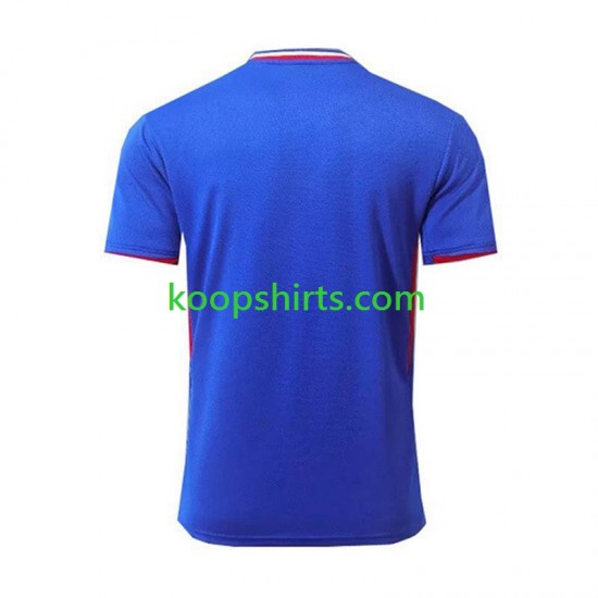 EK 2024 Frankrijk Thuis Tenue Heren Voetbalshirts Korte Mouwen