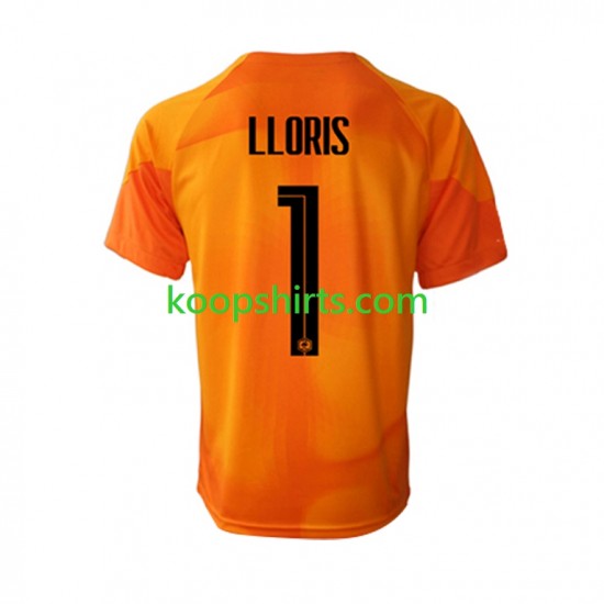 WK 2022 Frankrijk Doelman Uit Tenue Heren Voetbalshirts Hugo Lloris 1 Korte Mouwen WK 2022 Frankrijk Doelman Uit Tenue Heren Voetbalshirts Hugo Lloris 1 Korte Mouwen