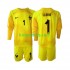 WK 2022 Frankrijk Doelman Derde Tenue Kinder Voetbalshirts Hugo Lloris 1 Lange Mouwen