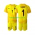 WK 2022 Frankrijk Doelman Derde Tenue Kinder Voetbalshirts Hugo Lloris 1 Korte Mouwen