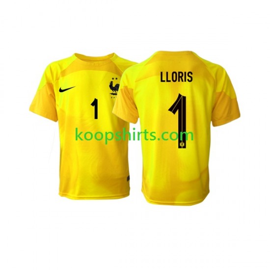 WK 2022 Frankrijk Doelman Derde Tenue Heren Voetbalshirts Hugo Lloris 1 Korte Mouwen WK 2022 Frankrijk Doelman Derde Tenue Heren Voetbalshirts Hugo Lloris 1 Korte Mouwen