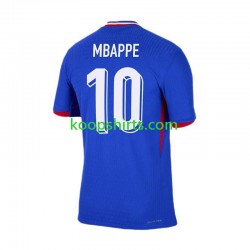 EK 2024 Frankrijk Thuis Tenue Heren Voetbalshirts Kylian Mbappe 10 Korte Mouwen