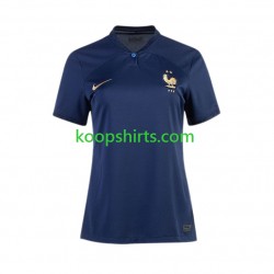 WK 2022 Frankrijk Thuis Tenue Dames Voetbalshirts Korte Mouwen