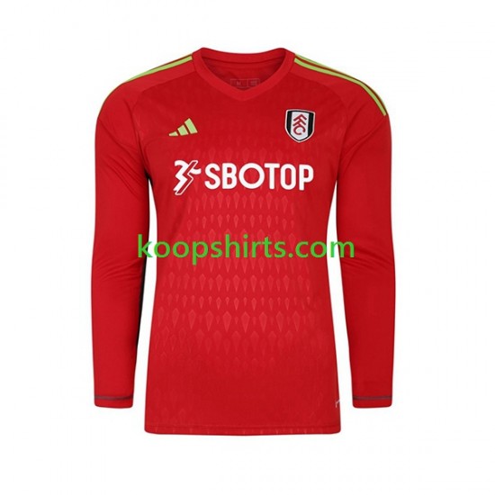 Fulham Doelman Thuis Tenue Heren Voetbalshirts 2023-2024 Lange Mouwen Fulham Doelman Thuis Tenue Heren Voetbalshirts 2023-2024 Lange Mouwen