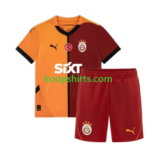 Galatasaray Thuis Tenue Kinder Voetbalshirts 2024-2025 Korte Mouwen Galatasaray Thuis Tenue Kinder Voetbalshirts 2024-2025 Korte Mouwen