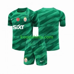 Galatasaray Doelman Thuis Tenue Kinder Voetbalshirts 2023-2024 Korte Mouwen