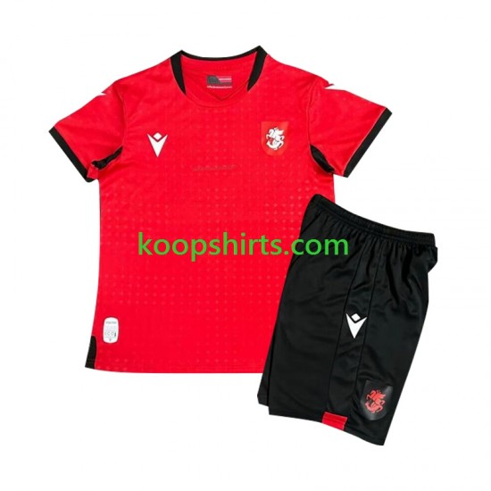 Derde Tenue Kinder Voetbalshirts Georgia 2024 Korte Mouwen Derde Tenue Kinder Voetbalshirts Georgia 2024 Korte Mouwen