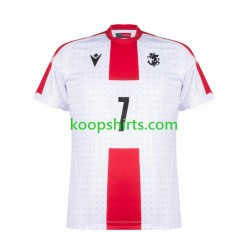 EK 2024 Thuis Tenue Heren Voetbalshirts Georgia Kvaratskhelia 7 Korte Mouwen