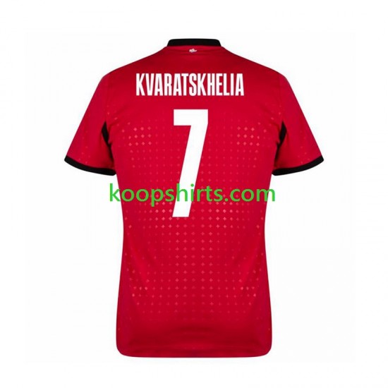 EK 2024 Derde Tenue Heren Voetbalshirts Georgia Kvaratskhelia 7 Korte Mouwen EK 2024 Derde Tenue Heren Voetbalshirts Georgia Kvaratskhelia 7 Korte Mouwen