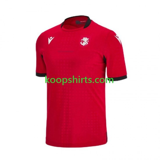 EK 2024 Derde Tenue Heren Voetbalshirts Georgia Korte Mouwen EK 2024 Derde Tenue Heren Voetbalshirts Georgia Korte Mouwen