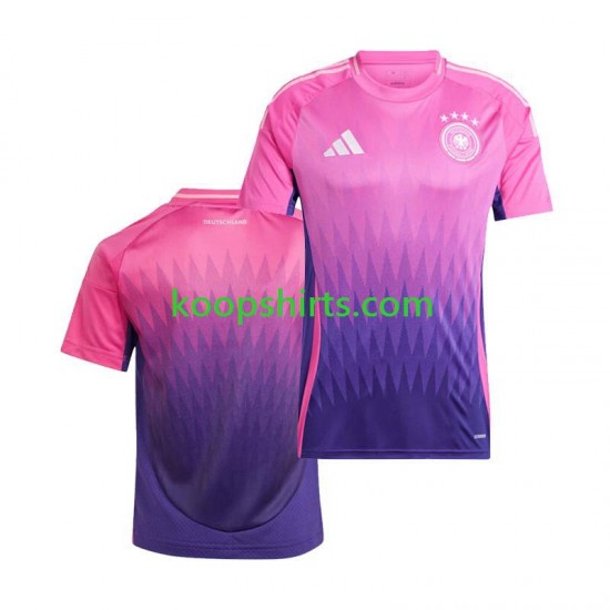 EK 2024 Duitsland Uit Tenue Heren Voetbalshirts Korte Mouwen EK 2024 Duitsland Uit Tenue Heren Voetbalshirts Korte Mouwen