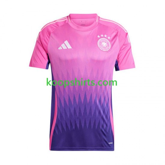 EK 2024 Duitsland Uit Tenue Heren Voetbalshirts Korte Mouwen
