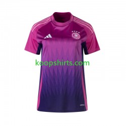 EK 2024 Duitsland Uit Tenue Dames Voetbalshirts Korte Mouwen