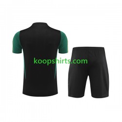 Duitsland Zwart Voetbal training shirt en shorts 2023-2024