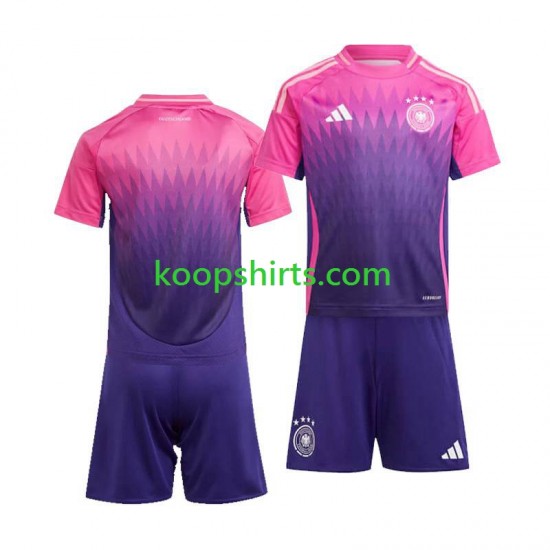 EK 2024 Duitsland Uit Tenue Kinder Voetbalshirts Korte Mouwen EK 2024 Duitsland Uit Tenue Kinder Voetbalshirts Korte Mouwen