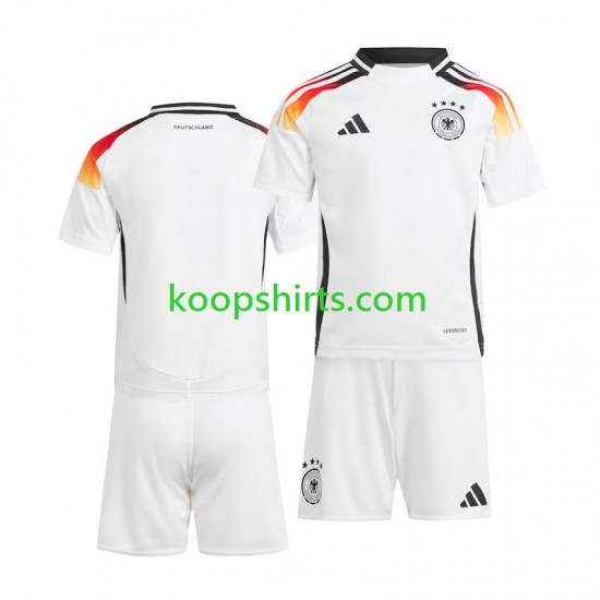 EK 2024 Duitsland Thuis Tenue Kinder Voetbalshirts Korte Mouwen EK 2024 Duitsland Thuis Tenue Kinder Voetbalshirts Korte Mouwen
