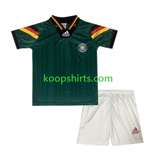 Duitsland Retro Uit Tenue Kinder Voetbalshirts 1992 Korte Mouwen Duitsland Retro Uit Tenue Kinder Voetbalshirts 1992 Korte Mouwen