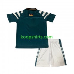 Duitsland Retro Uit Tenue Kinder Voetbalshirts 1996 Korte Mouwen