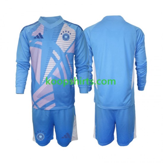 Duitsland Doelman Vierde Tenue Kinder Voetbalshirts 2024-2025 Lange Mouwen Duitsland Doelman Vierde Tenue Kinder Voetbalshirts 2024-2025 Lange Mouwen