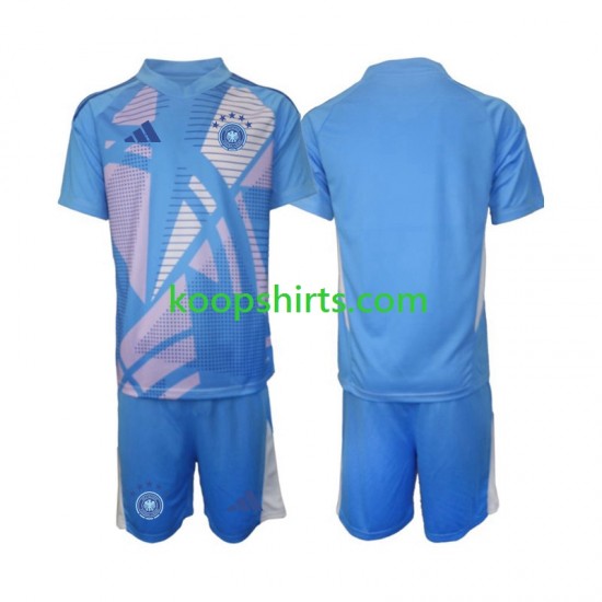 Duitsland Doelman Vierde Tenue Kinder Voetbalshirts 2024-2025 Korte Mouwen Duitsland Doelman Vierde Tenue Kinder Voetbalshirts 2024-2025 Korte Mouwen