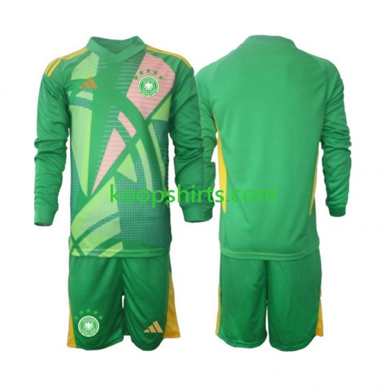 Duitsland Doelman Derde Tenue Kinder Voetbalshirts 2024-2025 Lange Mouwen Duitsland Doelman Derde Tenue Kinder Voetbalshirts 2024-2025 Lange Mouwen