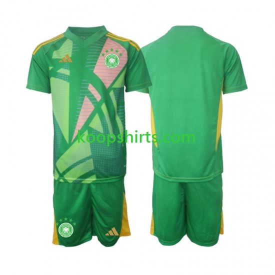 Duitsland Doelman Derde Tenue Kinder Voetbalshirts 2024-2025 Korte Mouwen Duitsland Doelman Derde Tenue Kinder Voetbalshirts 2024-2025 Korte Mouwen