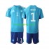 WK 2022 Duitsland Doelman Thuis Tenue Kinder Voetbalshirts Manuel Neuer 1 Korte Mouwen