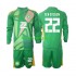 Duitsland Doelman Derde Tenue Kinder Voetbalshirts Ter Stegen 22 2024-2025 Lange Mouwen