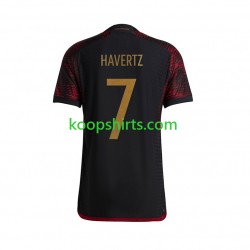 WK 2022 Duitsland Uit Tenue Heren Voetbalshirts Havertz 7 Korte Mouwen