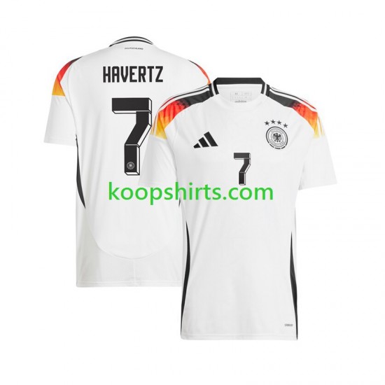 EK 2024 Duitsland Thuis Tenue Heren Voetbalshirts Havertz 7 Korte Mouwen EK 2024 Duitsland Thuis Tenue Heren Voetbalshirts Havertz 7 Korte Mouwen