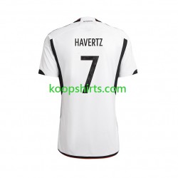 WK 2022 Duitsland Thuis Tenue Heren Voetbalshirts Havertz 7 Korte Mouwen
