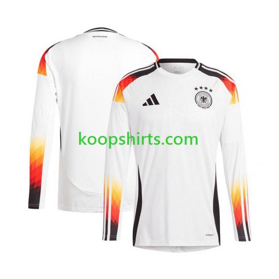 EK 2024 Duitsland Thuis Tenue Heren Voetbalshirts Lange Mouwen EK 2024 Duitsland Thuis Tenue Heren Voetbalshirts Lange Mouwen