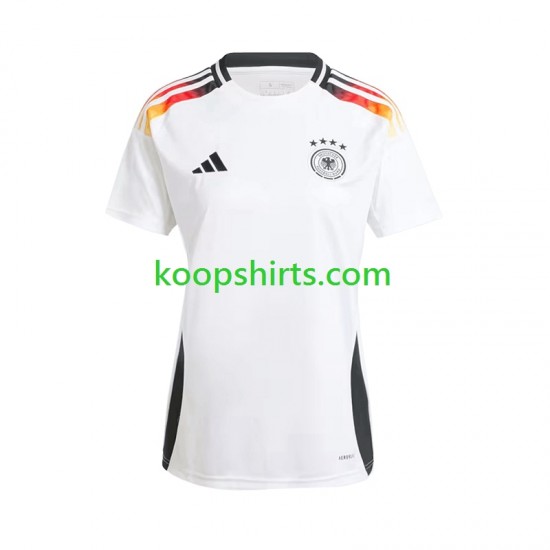 EK 2024 Duitsland Thuis Tenue Dames Voetbalshirts Korte Mouwen EK 2024 Duitsland Thuis Tenue Dames Voetbalshirts Korte Mouwen