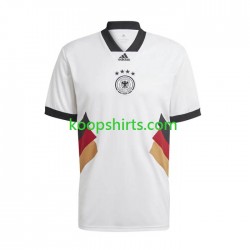 Duitsland Retro Thuis Tenue Heren Voetbalshirts Icon 2022-2023 Korte Mouwen
