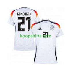 EK 2024 Duitsland Thuis Tenue Heren Voetbalshirts Ilkay Gundogan 21 Korte Mouwen