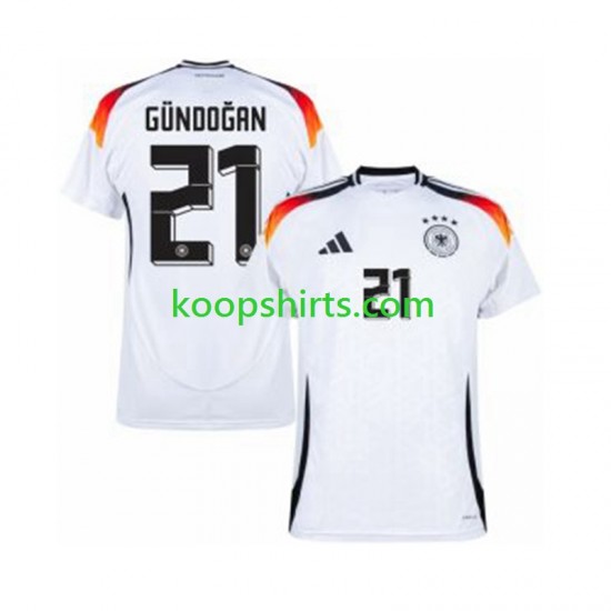EK 2024 Duitsland Thuis Tenue Heren Voetbalshirts Ilkay Gundogan 21 Korte Mouwen EK 2024 Duitsland Thuis Tenue Heren Voetbalshirts Ilkay Gundogan 21 Korte Mouwen